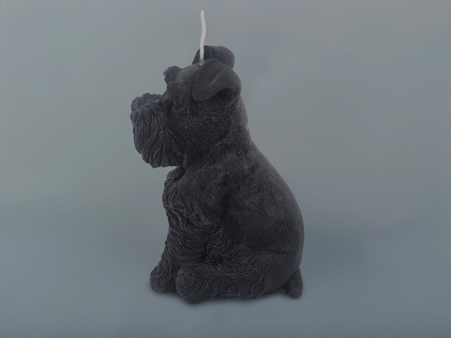 Schnauzer Figurine Candle