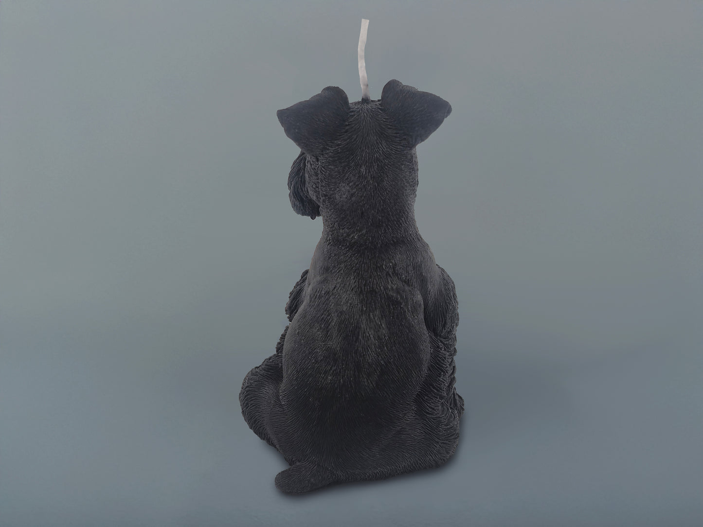 Schnauzer Figurine Candle