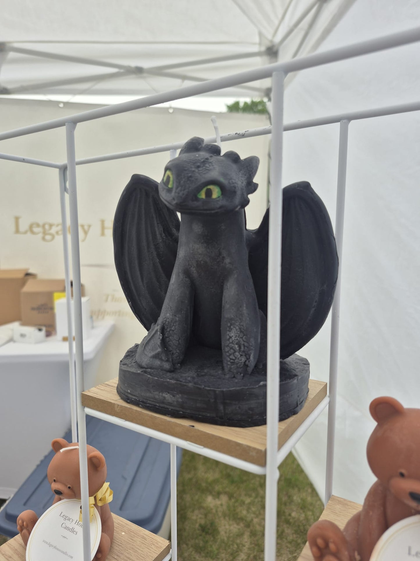 Toothless Candle - "How To Train Your Dragon"