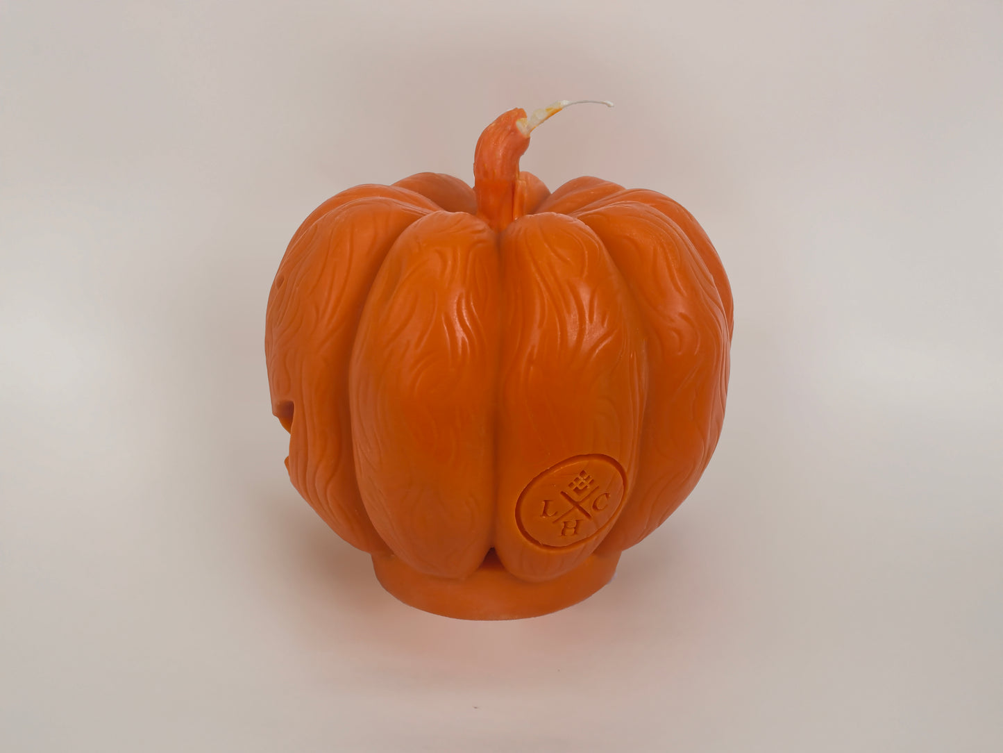 Jack-O'-Lantern Pumpkin Soy Wax Candle