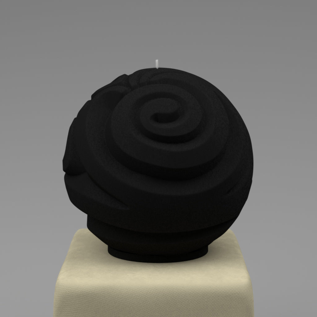 Black version of motivity candle