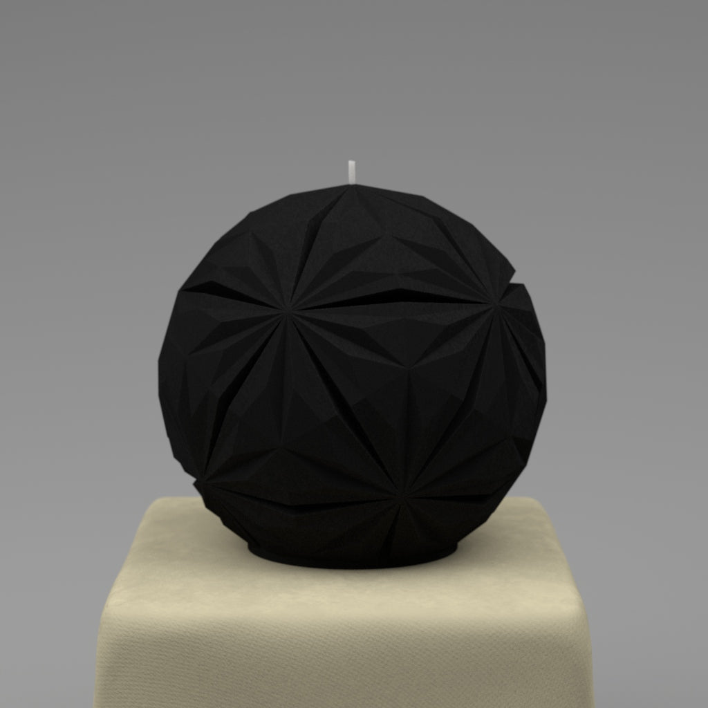 Black star candle scented