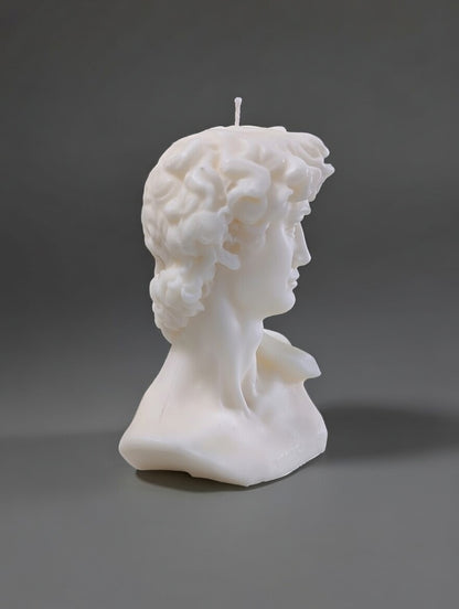 Michelangelo's David, Bust Soy Wax Candle