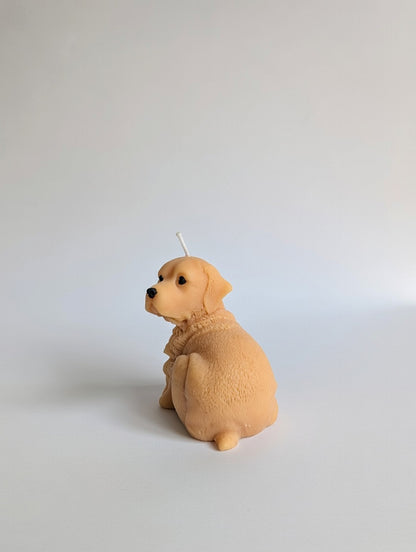 Labrador Retriever Figure Candle