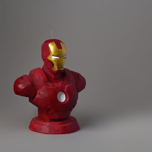 Iron Man Soy Wax Bust Candle