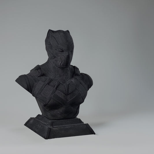 Black Panther Bust Soy Wax Candle