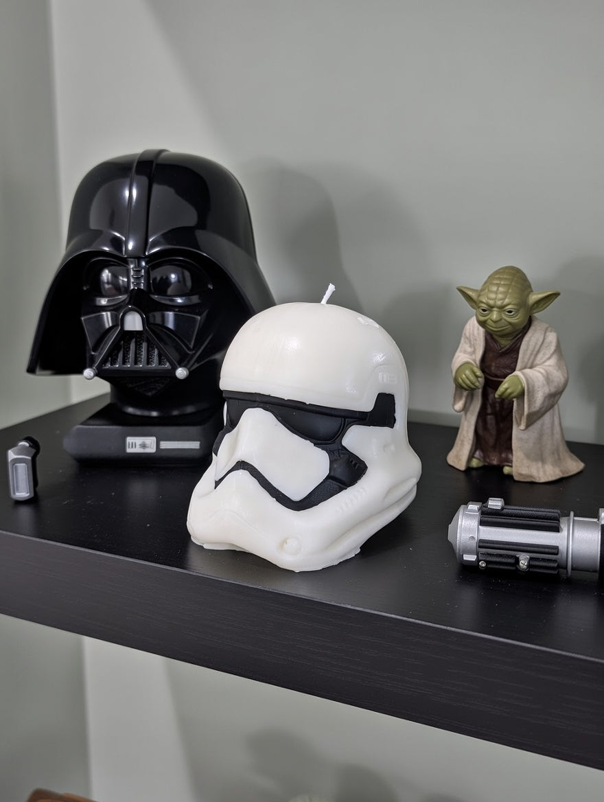 Stormtrooper Helmet Soy Wax Candle