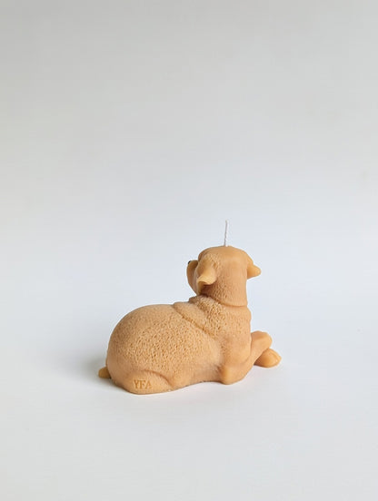 Labrador Retriever Figure Candle