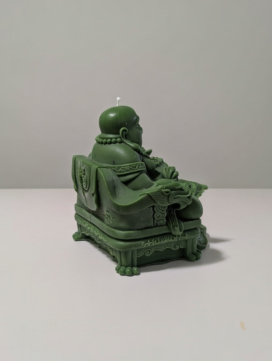 Laughing Buddha Figure Candle