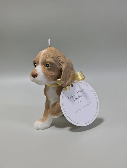 Cocker Spaniel Puppy Candle