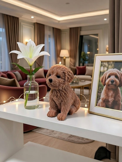 Puppy Figurine Candle