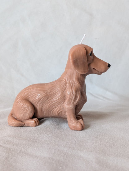 Dachshund Figure Soy Wax Candle