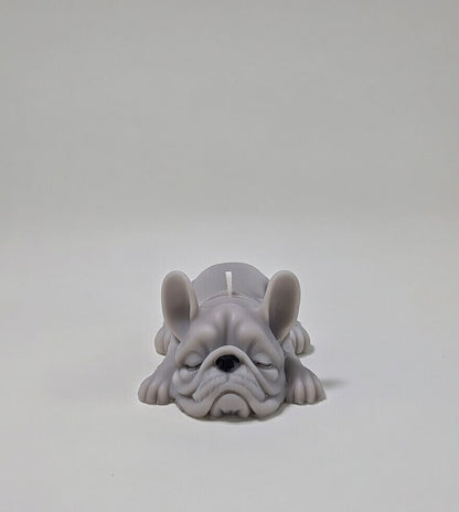 Small French Bulldog Candle