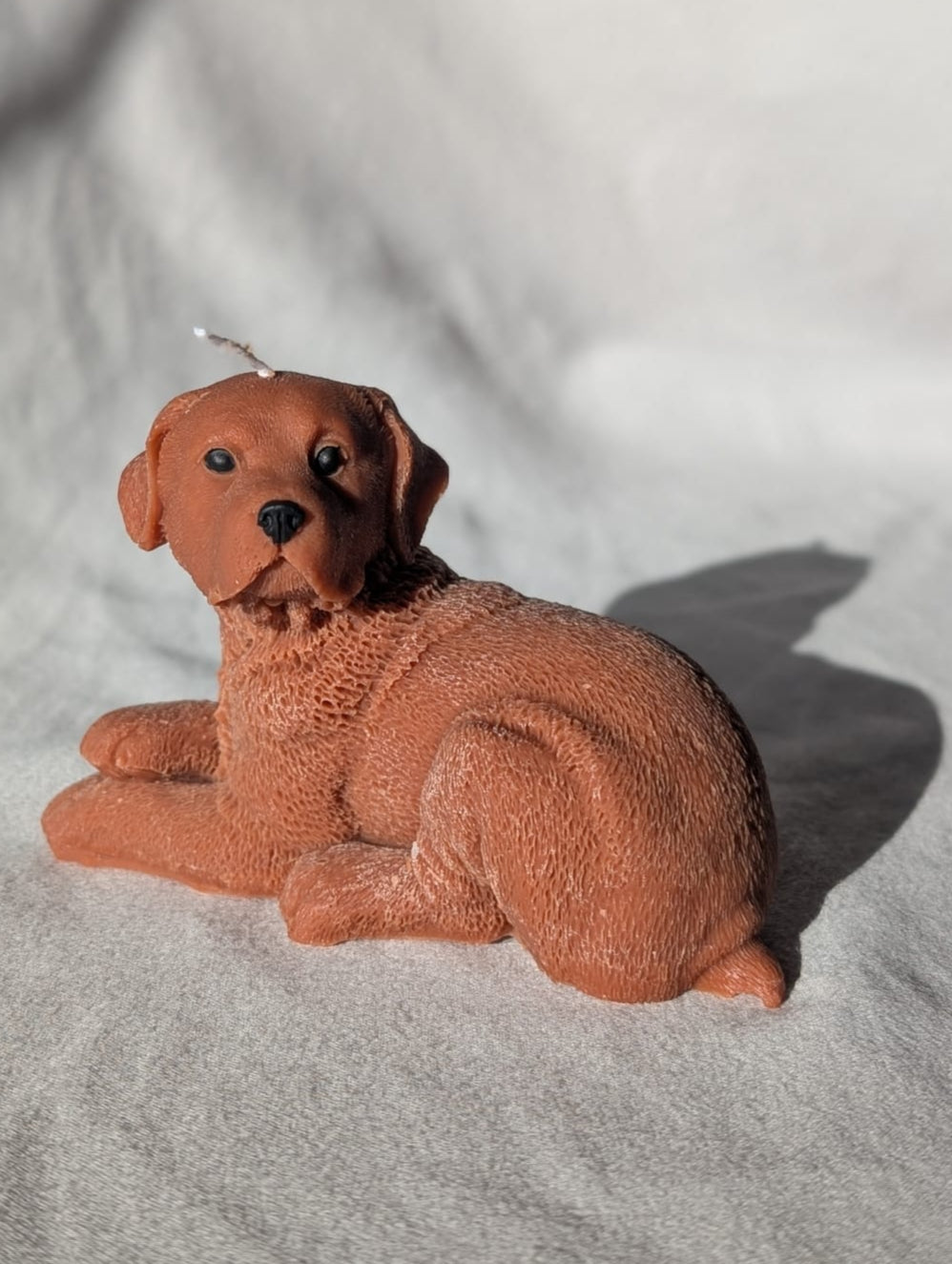 Labrador Retriever Figure Soy Wax Candle