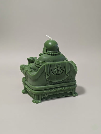 Laughing Buddha Figure Candle