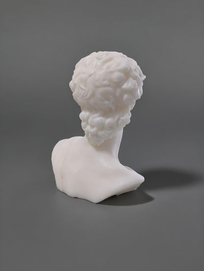 Michelangelo's David, Bust Soy Wax Candle