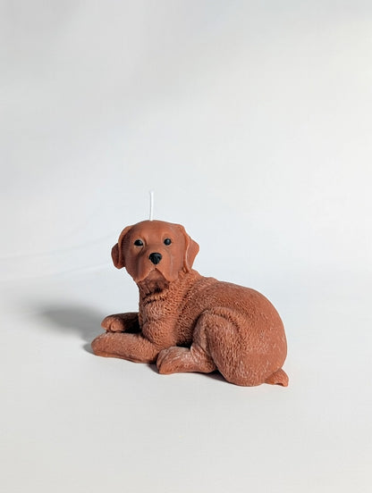 Labrador Retriever Figure Candle