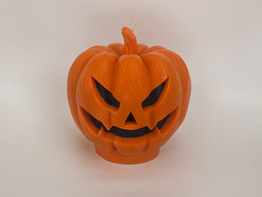 Jack-O'-Lantern Pumpkin Soy Wax Candle
